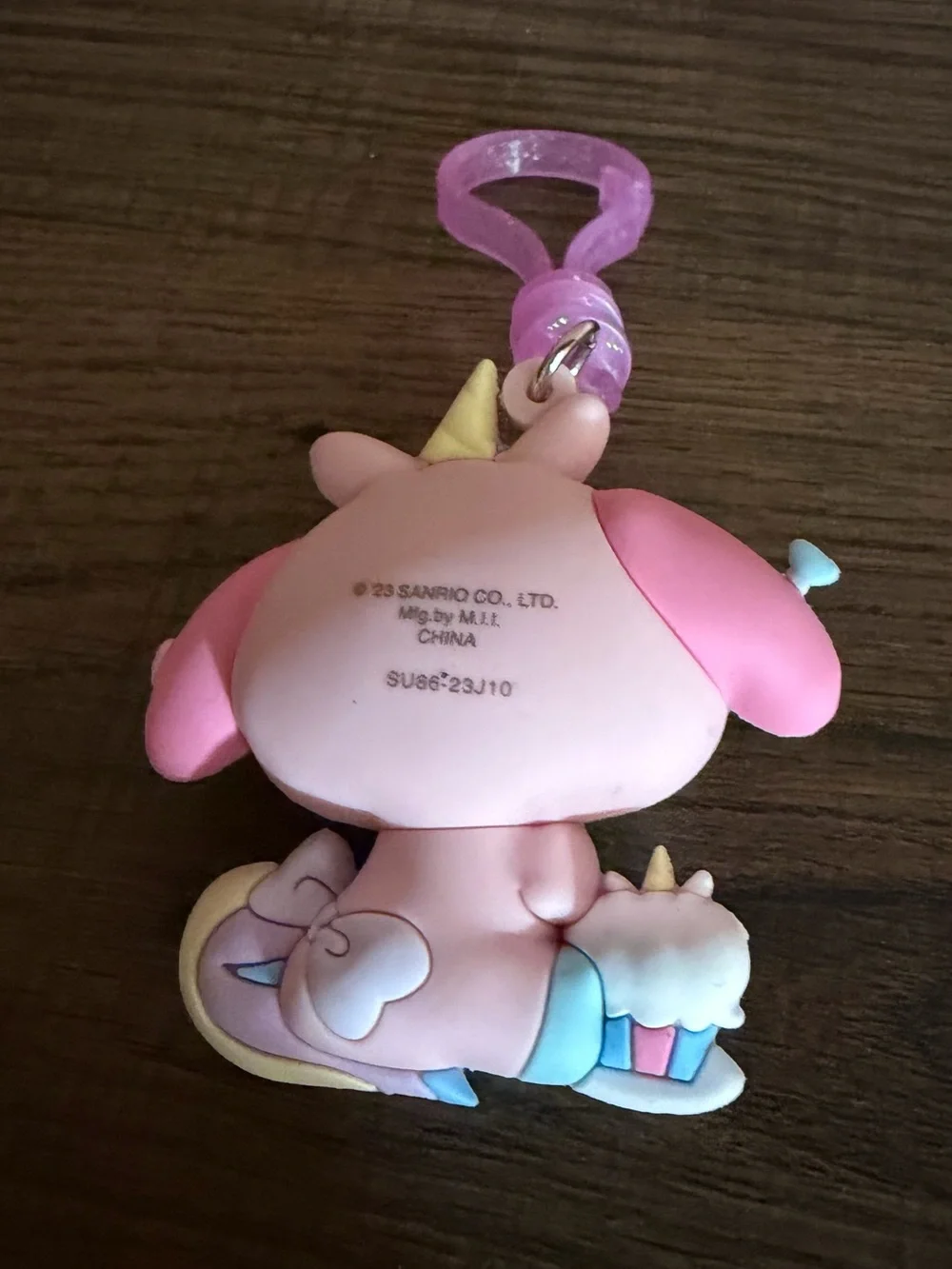 Sanrio My Melody Unicorn Keychain Charm - Pink, Pastel Blue, Yellow